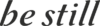 be still logo in ink colour